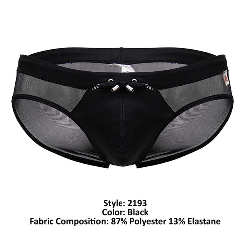JOR 2193 Mystic Swim Briefs Color Black